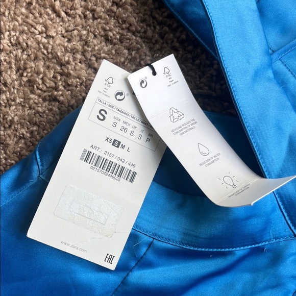 Zara Vibrant Blue Backless Dress - Picture 5 of 10